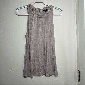 Banana Republic Modal Ruffle Neck Sleeveless Tunic